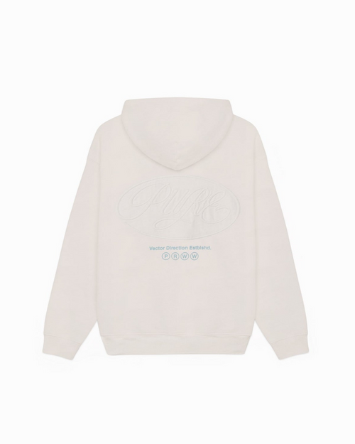 ACROSS THE LINES WHITE ZIP HOODIE