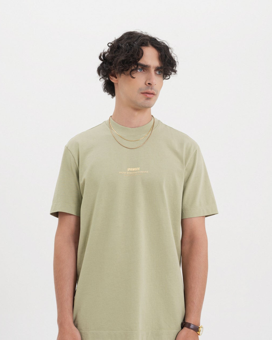 ACROSS THE LINES GREEN T-SHIRT