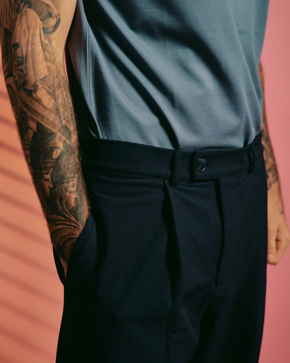 SUCCESSION TAILORED PANT — BLACK