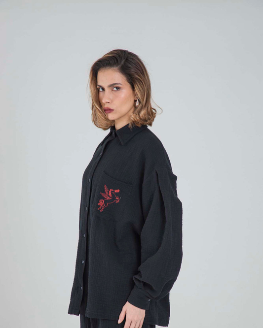 PEGASUS BLACK SHIRT