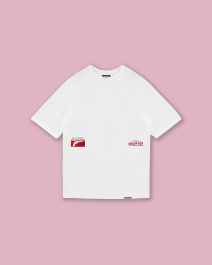 FIELD NOTES OVERSIZED T-SHIRT — WHITE