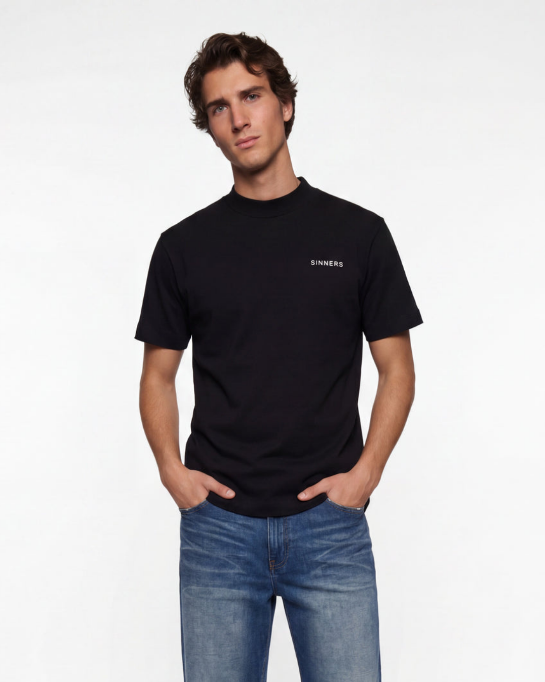 LOGO REGULAR BLACK T-SHIRT