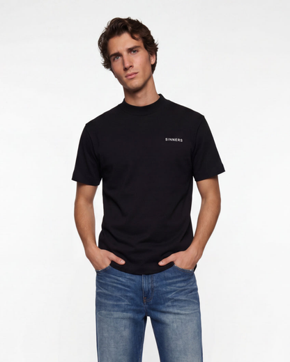 LOGO REGULAR BLACK T-SHIRT