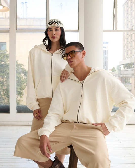 UNSEEN HOODIE IVORY