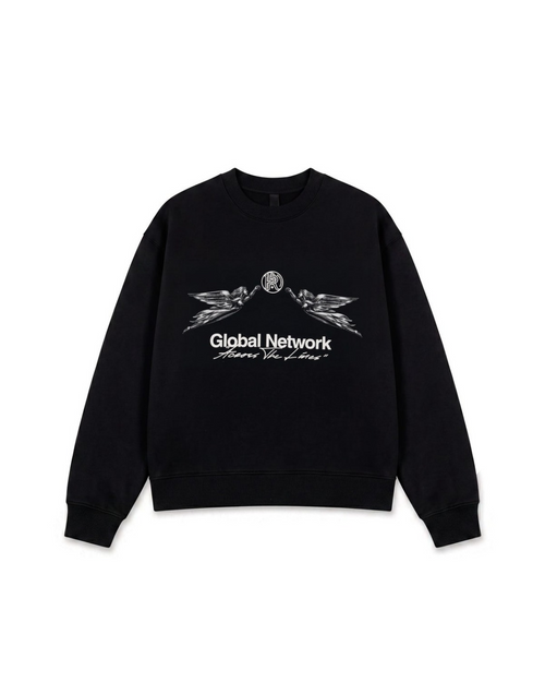 ACROSS THE LINES BLACK PULLOVER