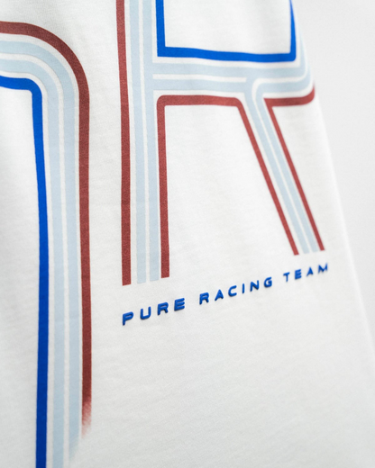 OVERDRIVE IVORY RACING LINES T-SHIRT