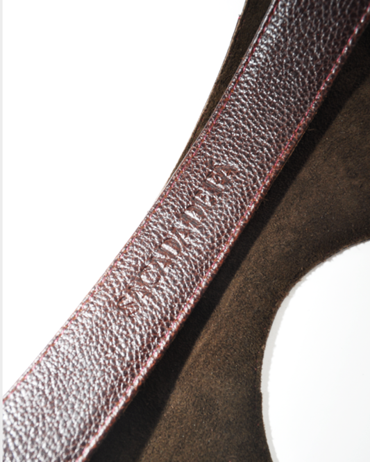 LIGUERO BELT DARK BURGUNDY