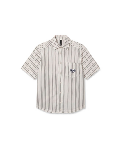 ACROSS THE LINES BUTTON SHIRT