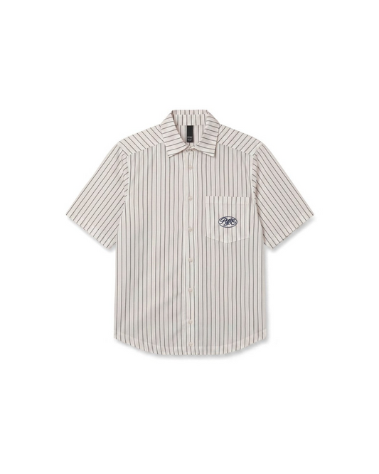 ACROSS THE LINES BUTTON SHIRT