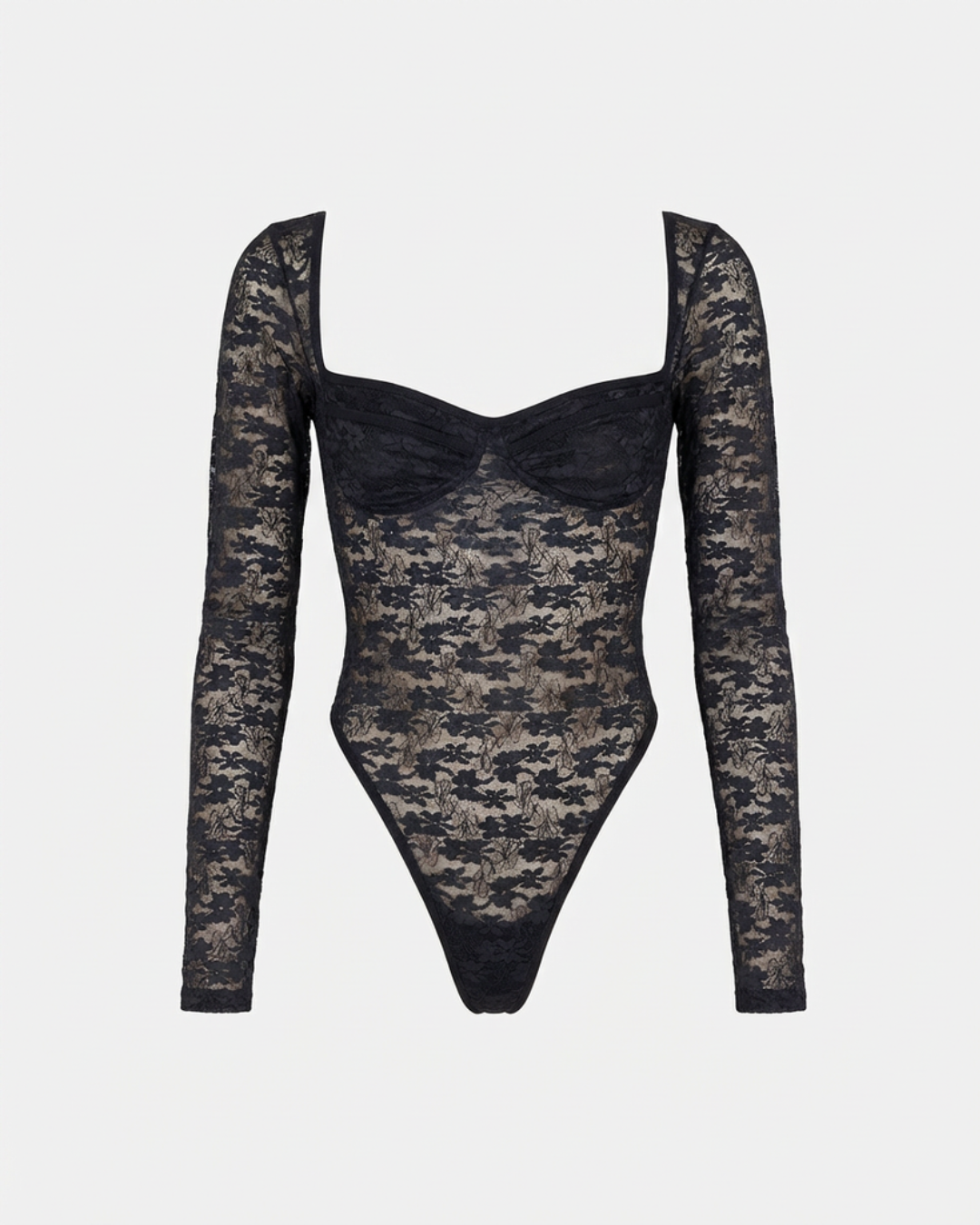 LACE BLACK BODYSUIT