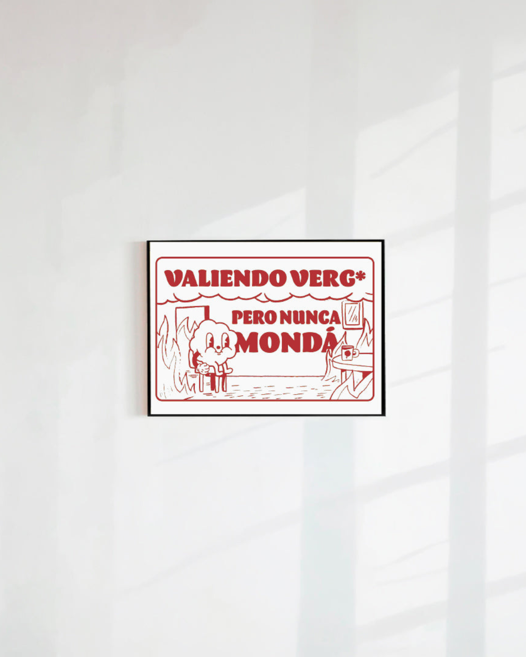 POSTAL VALIENDO VERG* PERO NUNCA MONDA (PAPEL 75GR)