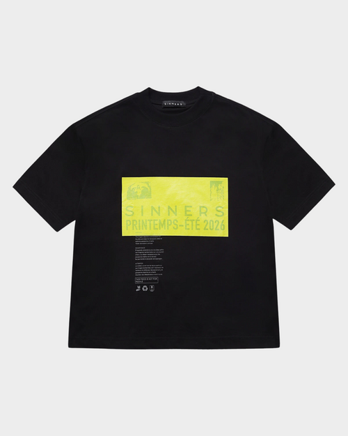 PRE-CAUCION BLACK T-SHIRT